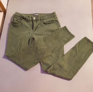 New Directions Olive Green Skinny Jeans